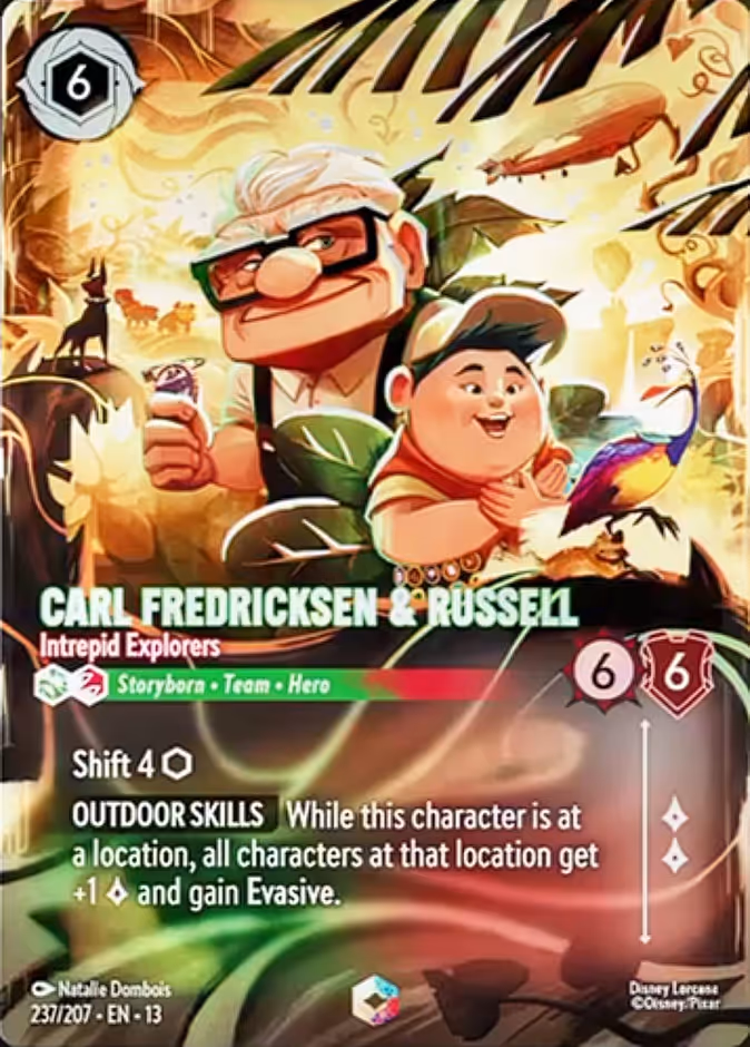 Carta Carl Fredricksen & Russell · Intrepid Explorers