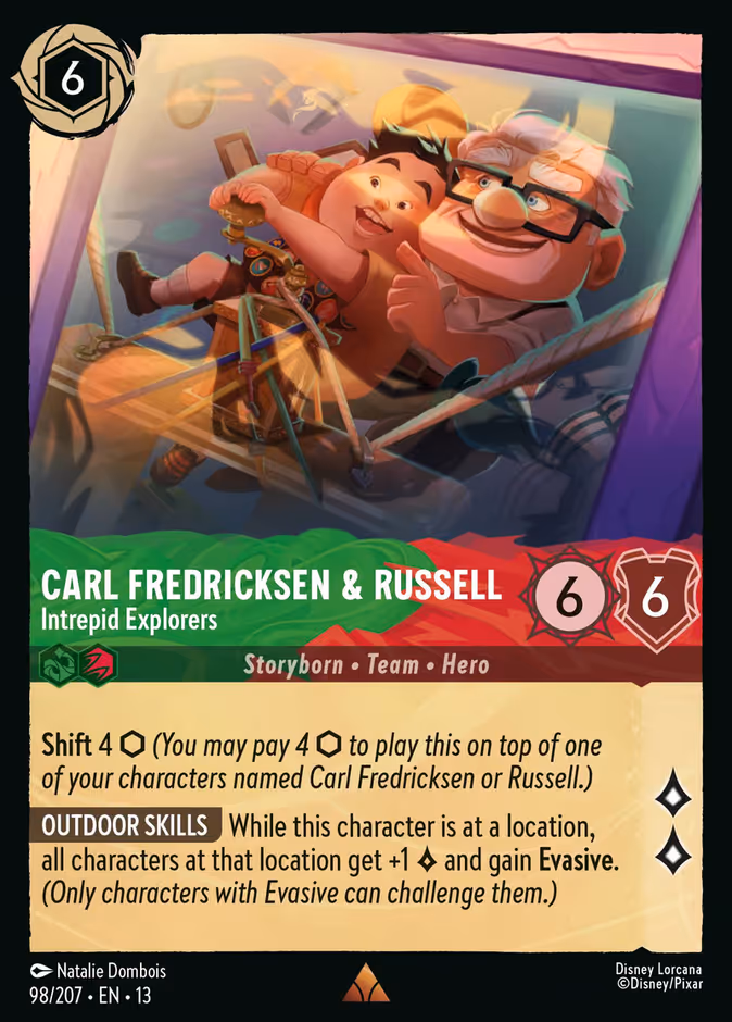 Carta Carl Fredricksen & Russell · Intrepid Explorers