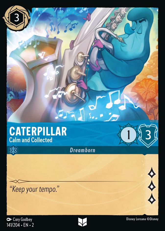 Carta Caterpillar · Calm and Collected