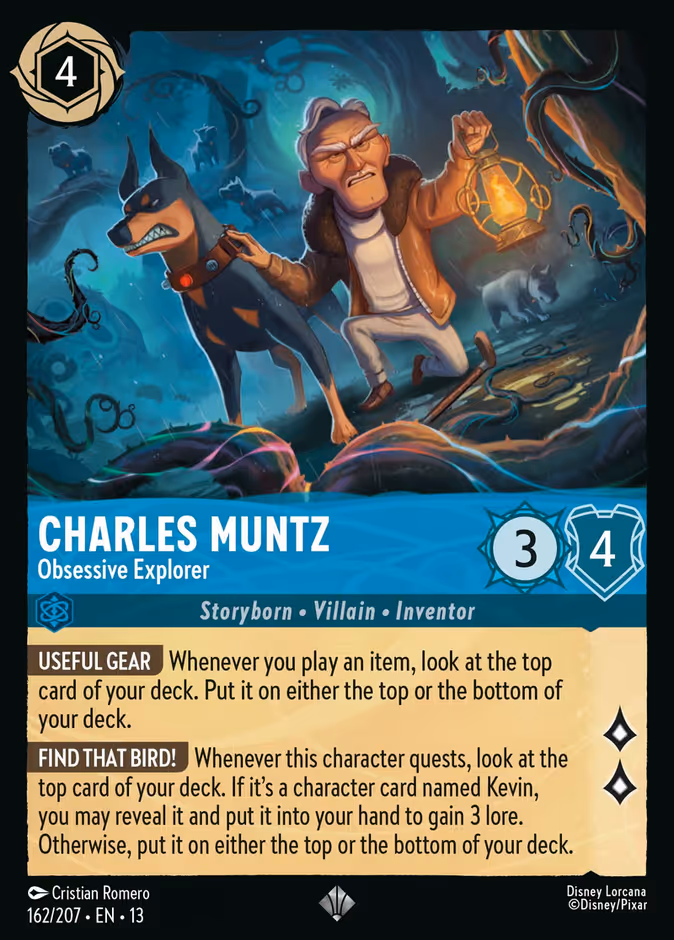 Carta Charles Muntz · Obsessive Explorer