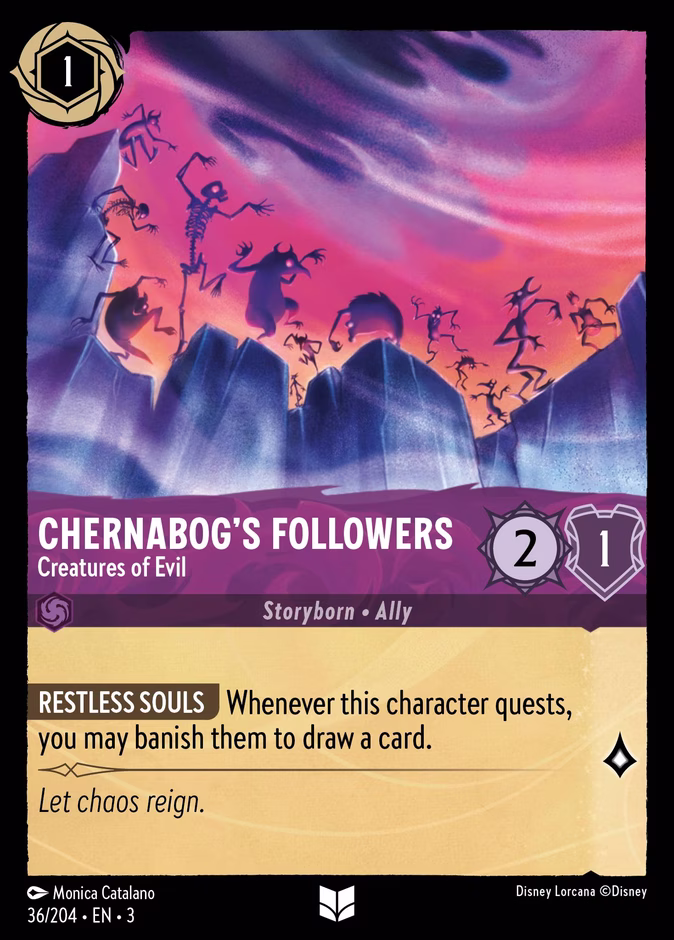 Carta Chernabog's Followers · Creatures of Evil