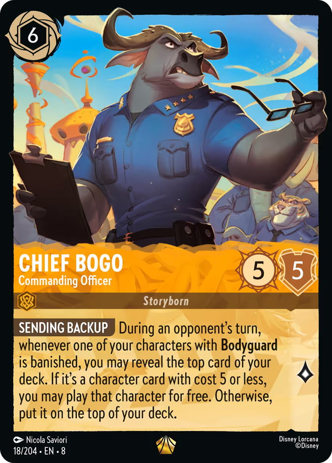 Carta Chief Bogo · Commanding Officer