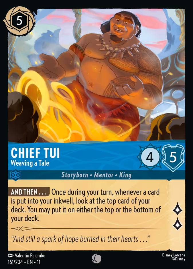 Carta Chief Tui · Weaving a Tale