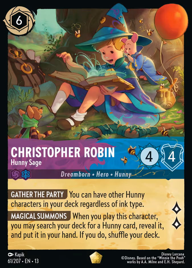 Carta Christopher Robin · Hunny Sage