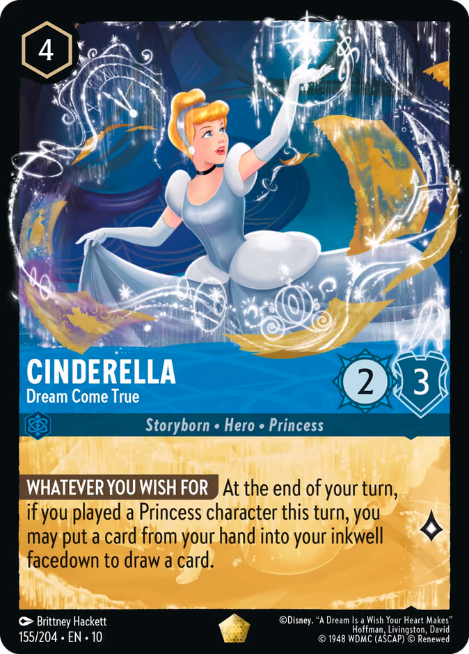 Carta Cinderella · Dream Come True