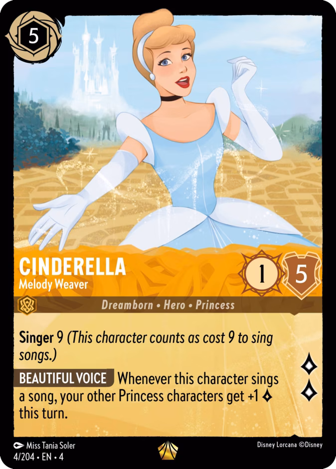 Carta Cinderella · Melody Weaver