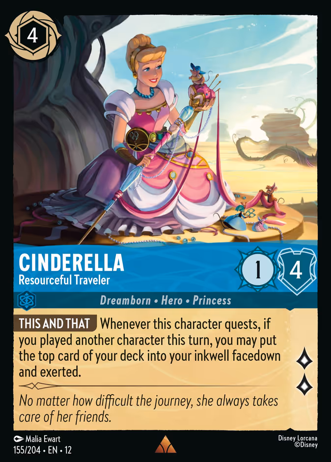 Carta Cinderella · Resourceful Traveler