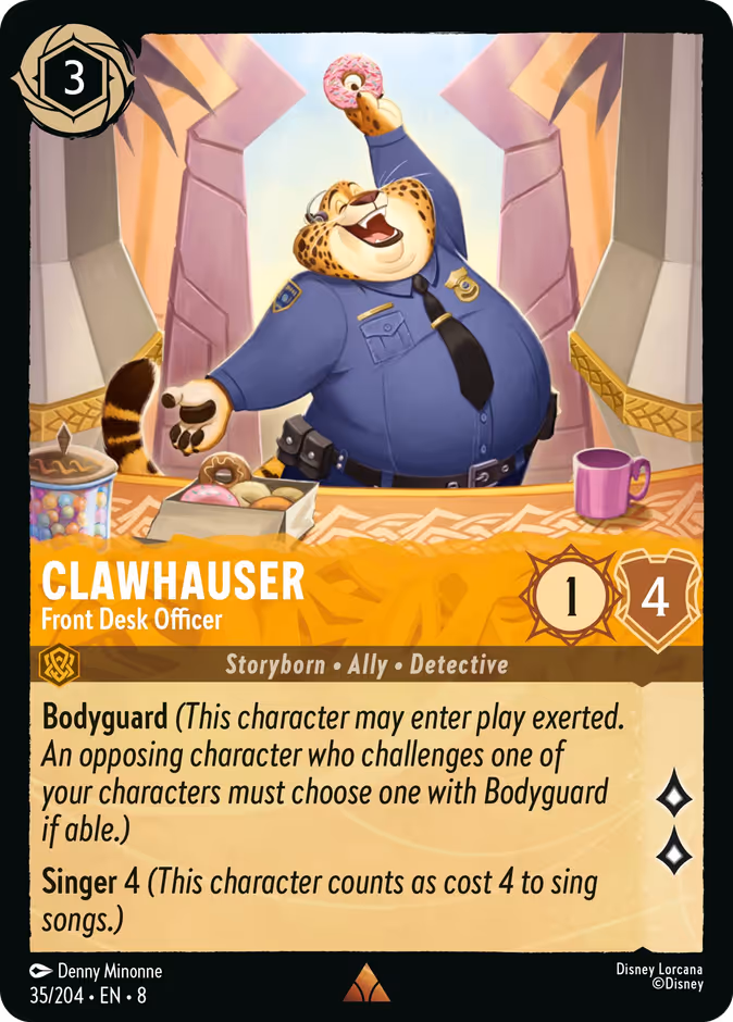 Carta Clawhauser · Front Desk Officer