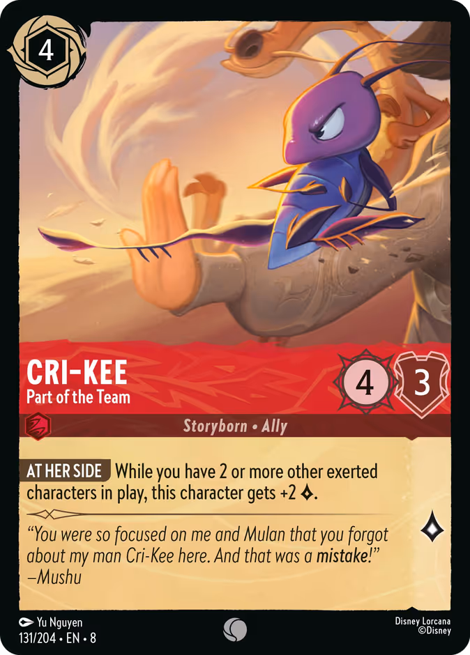 Carta Cri-Kee · Part of the Team