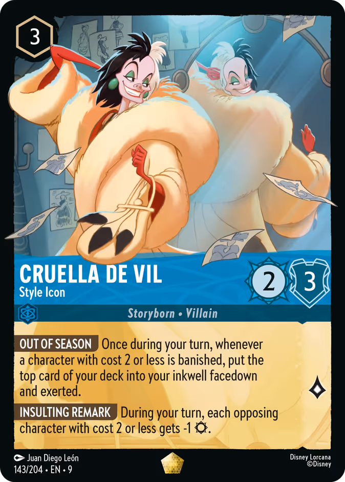 Carta Cruella De Vil · Style Icon