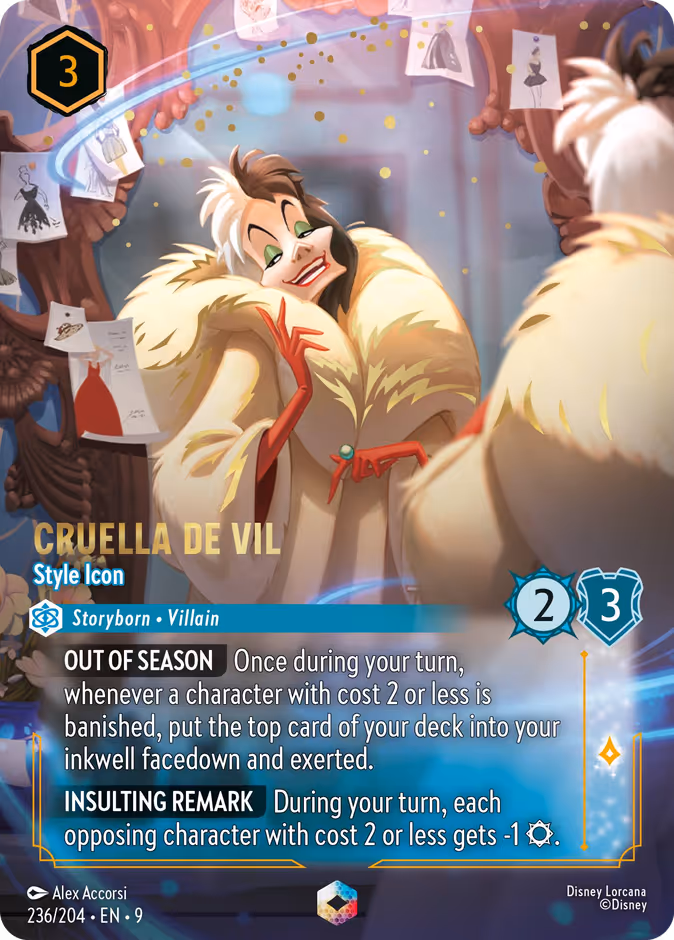 Carta Cruella De Vil · Style Icon