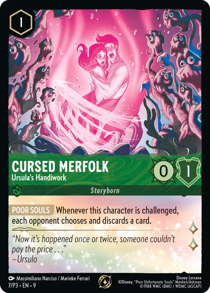 Carta Cursed Merfolk · Ursula's Handiwork