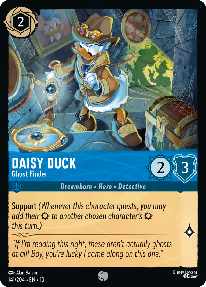 Carta Daisy Duck · Ghost Finder