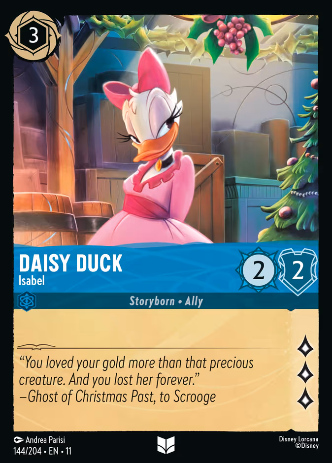 Carta Daisy Duck · Isabel