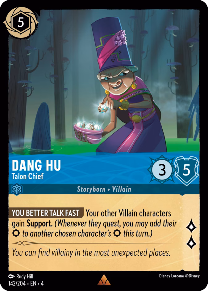 Carta Dang Hu · Talon Chief