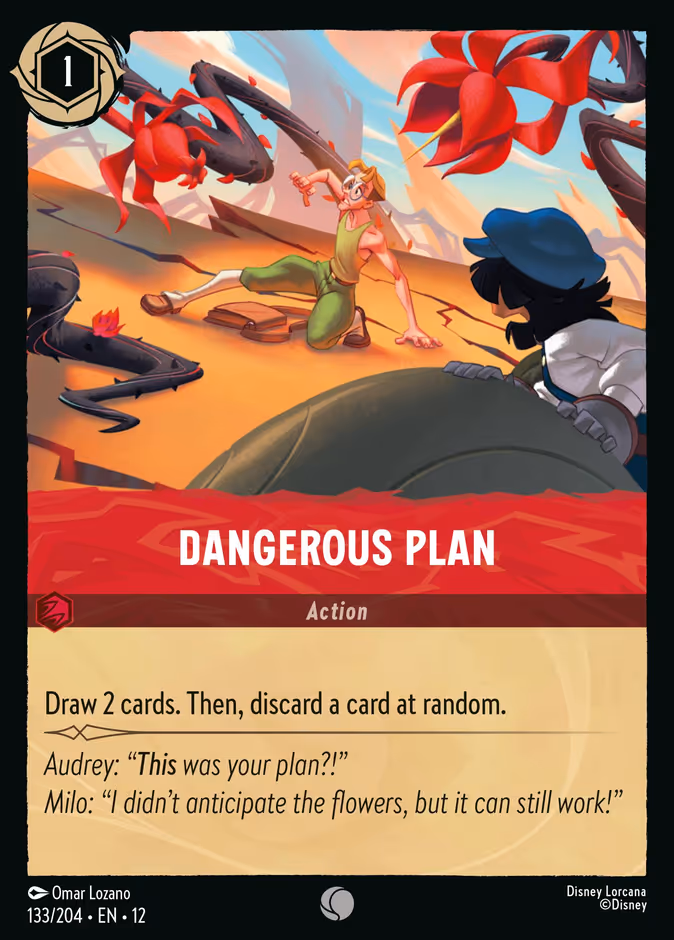 Carta oficial Dangerous Plan ·