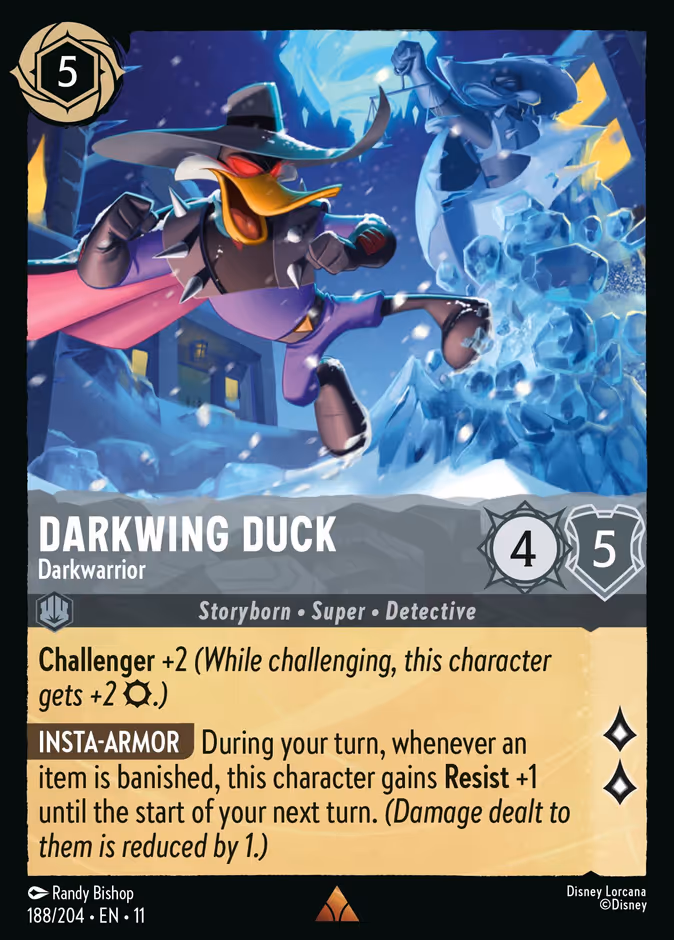 Carta Darkwing Duck · Darkwarrior