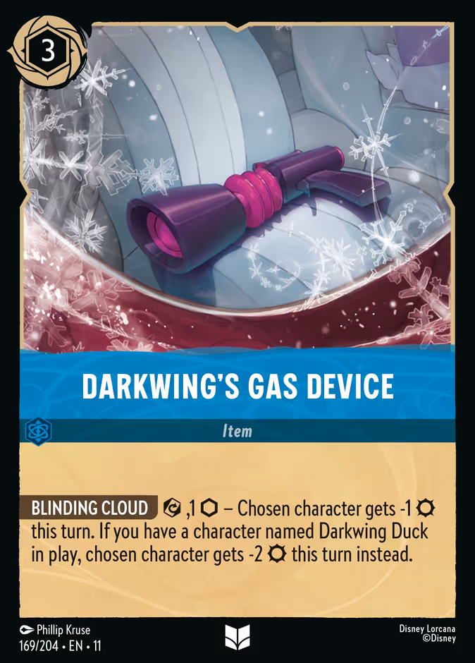 Carta Darkwing's Gas Device · 