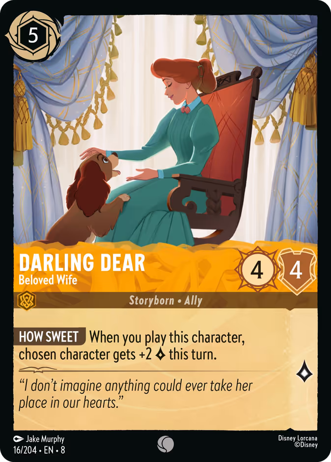 Carta Darling Dear · Beloved Wife