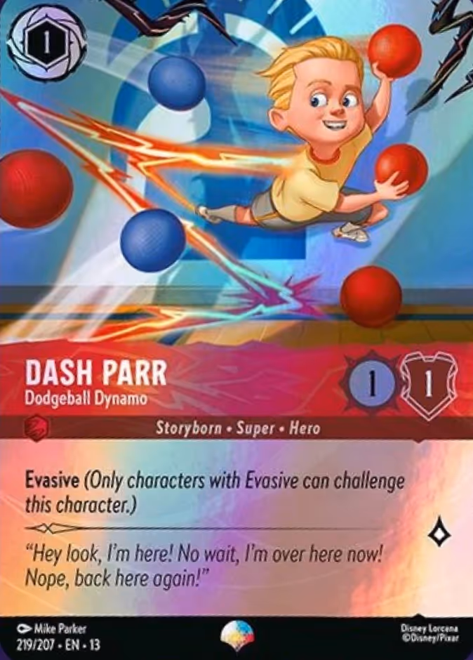 Carta Dash Parr · Dodgeball Dynamo