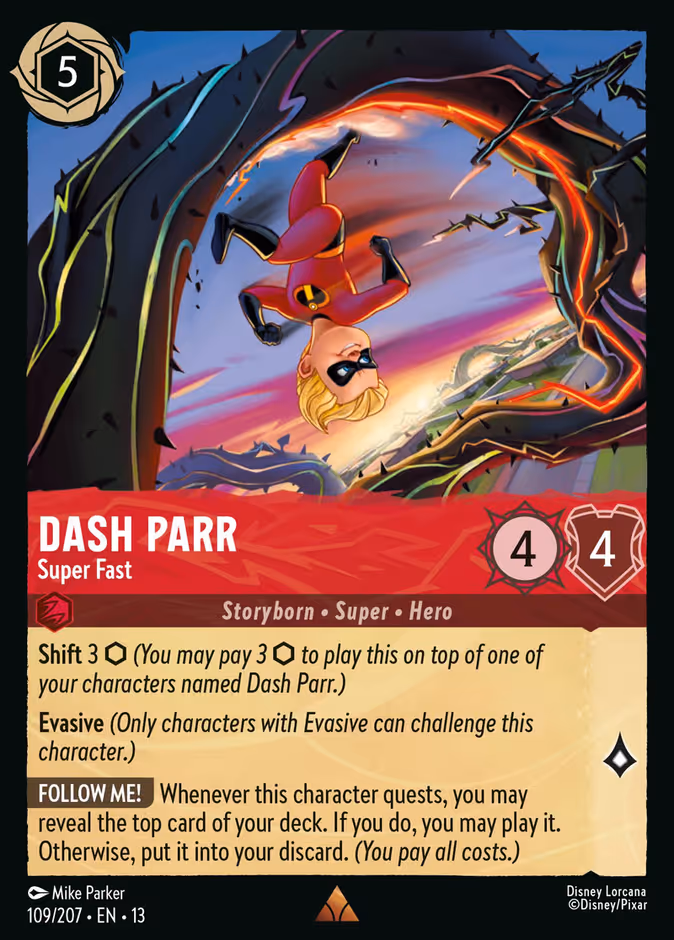 Carta Dash Parr · Super Fast