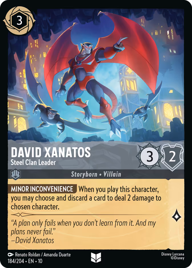 Carta David Xanatos · Steel Clan Leader