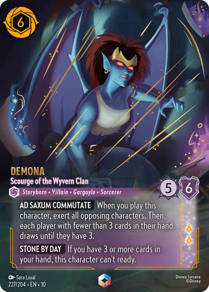 Carta Demona · Scourge of the Wyvern Clan
