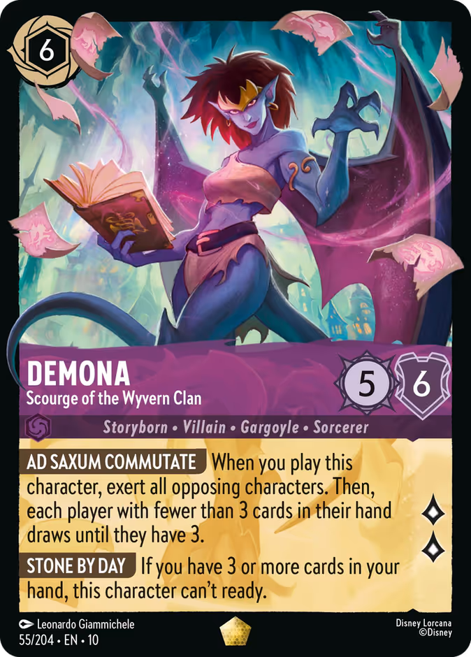 Carta Demona · Scourge of the Wyvern Clan