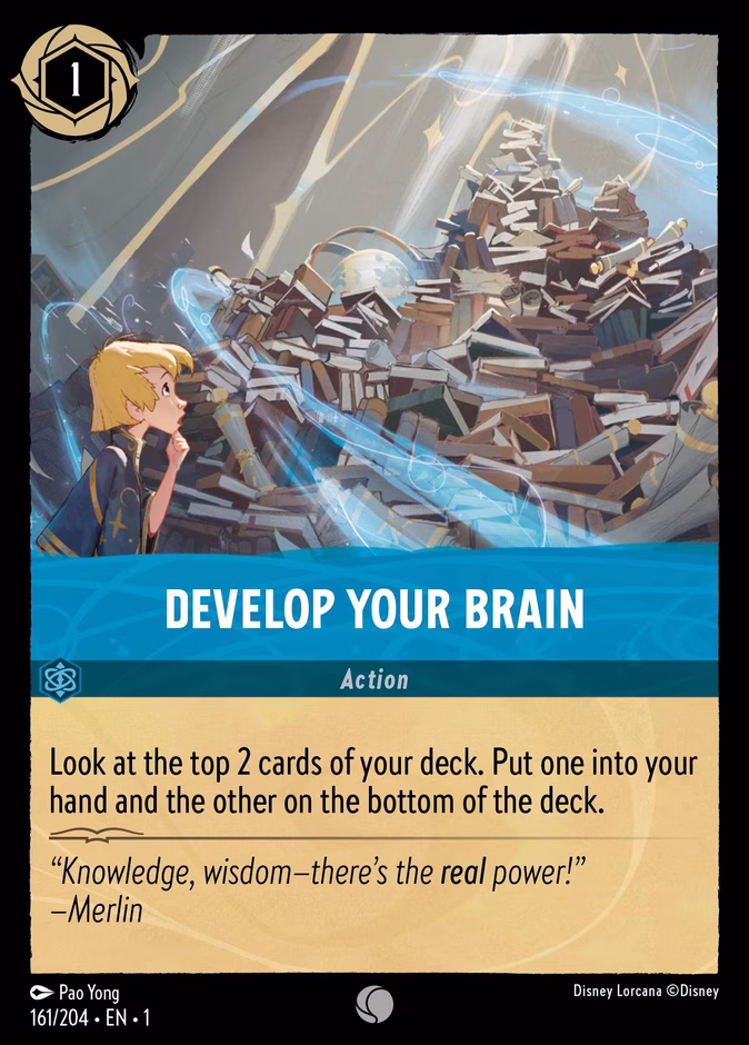 Carta oficial Develop Your Brain ·