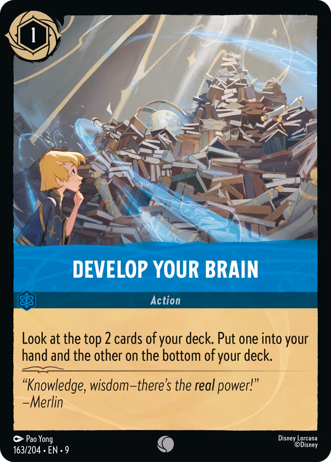 Carta oficial Develop Your Brain ·