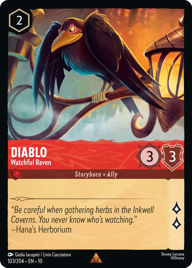 Carta Diablo · Watchful Raven