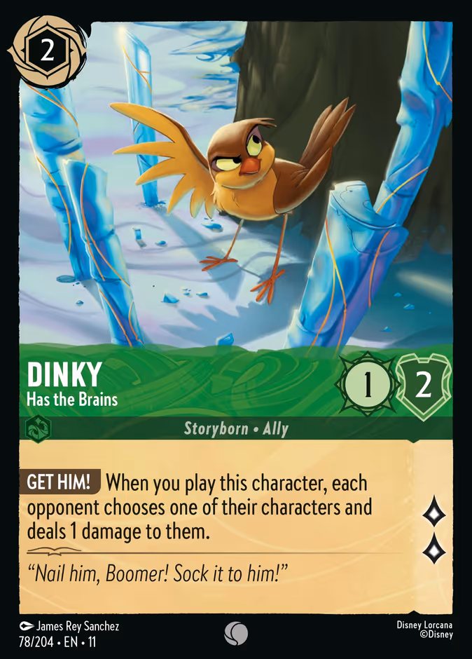 Carta Dinky · Has the Brains