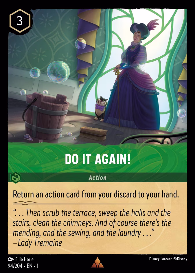 Carta oficial Do It Again! ·