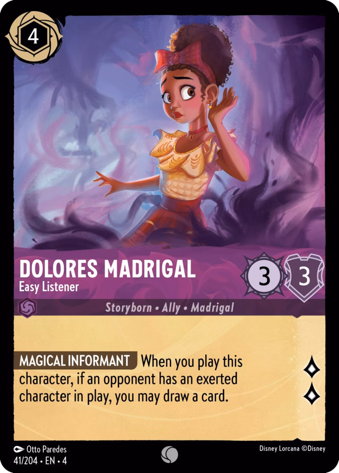 Carta Dolores Madrigal · Easy Listener