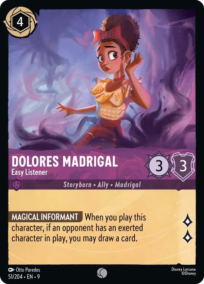 Carta Dolores Madrigal · Easy Listener