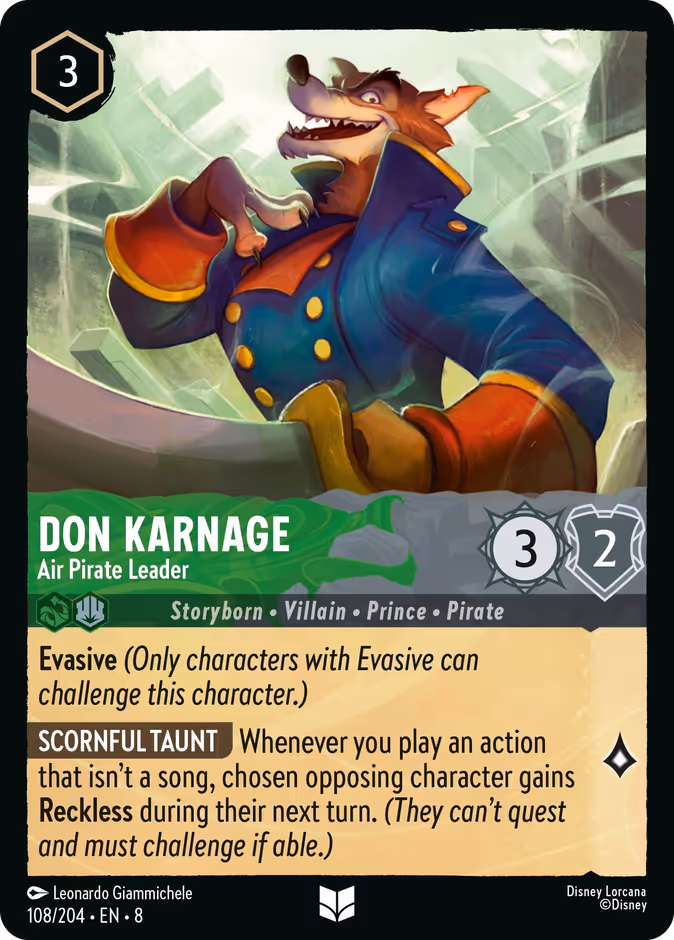 Carta Don Karnage · Air Pirate Leader