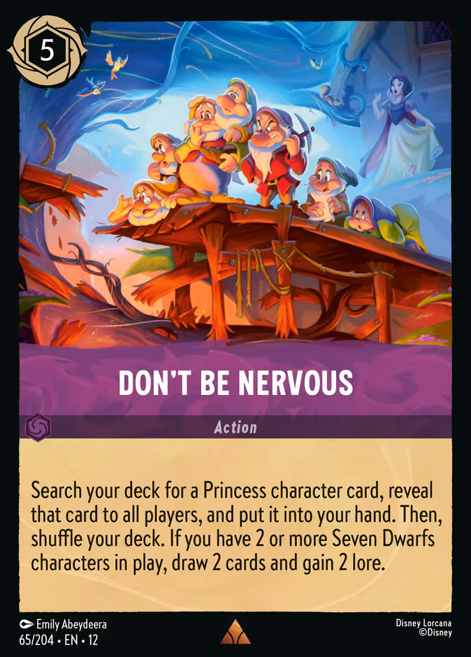 Carta Don't Be Nervous · 