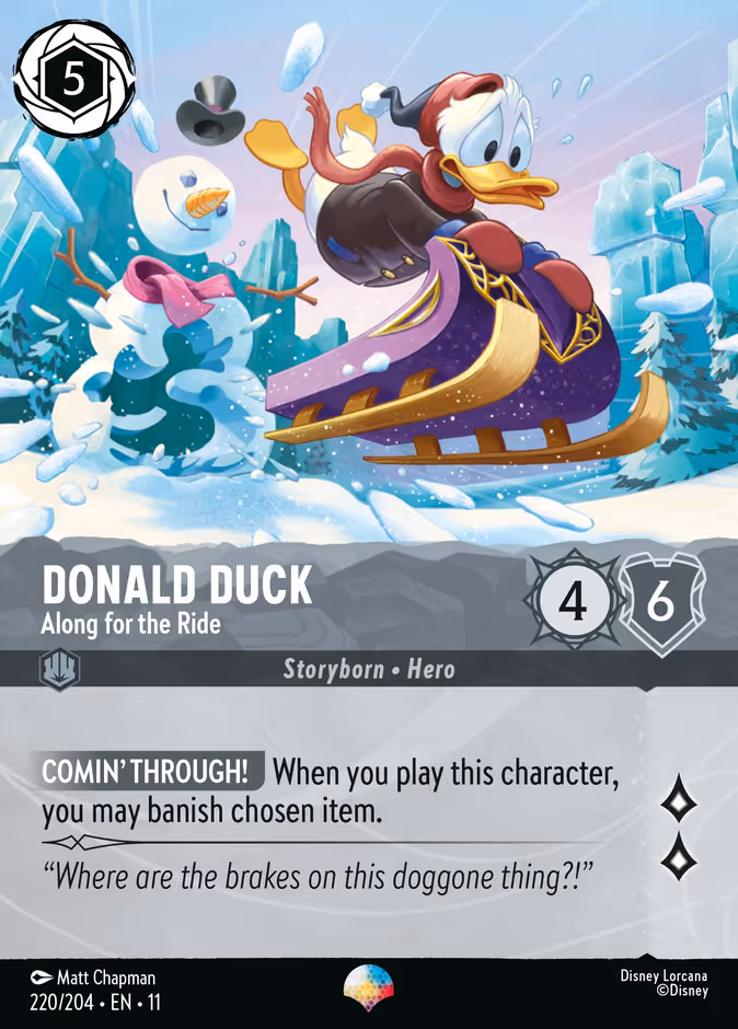 Carta Donald Duck · Along for the Ride