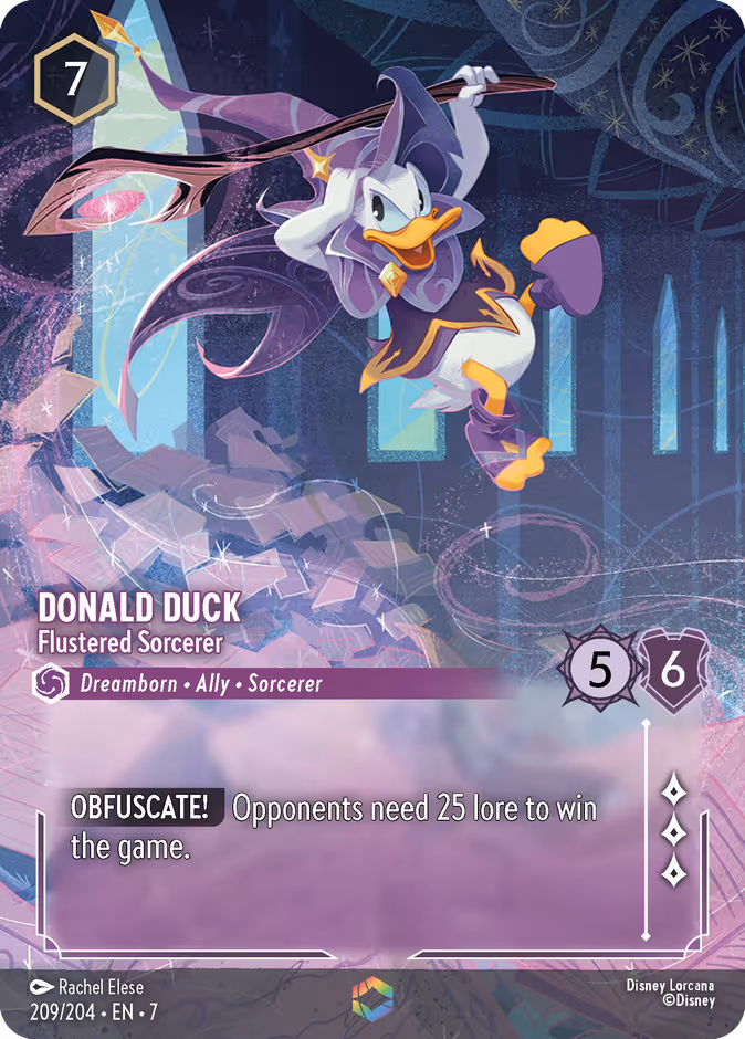 Carta Donald Duck · Flustered Sorcerer
