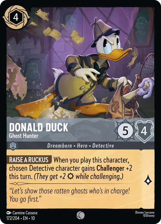Carta Donald Duck · Ghost Hunter