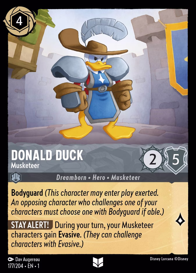 Carta Donald Duck · Musketeer