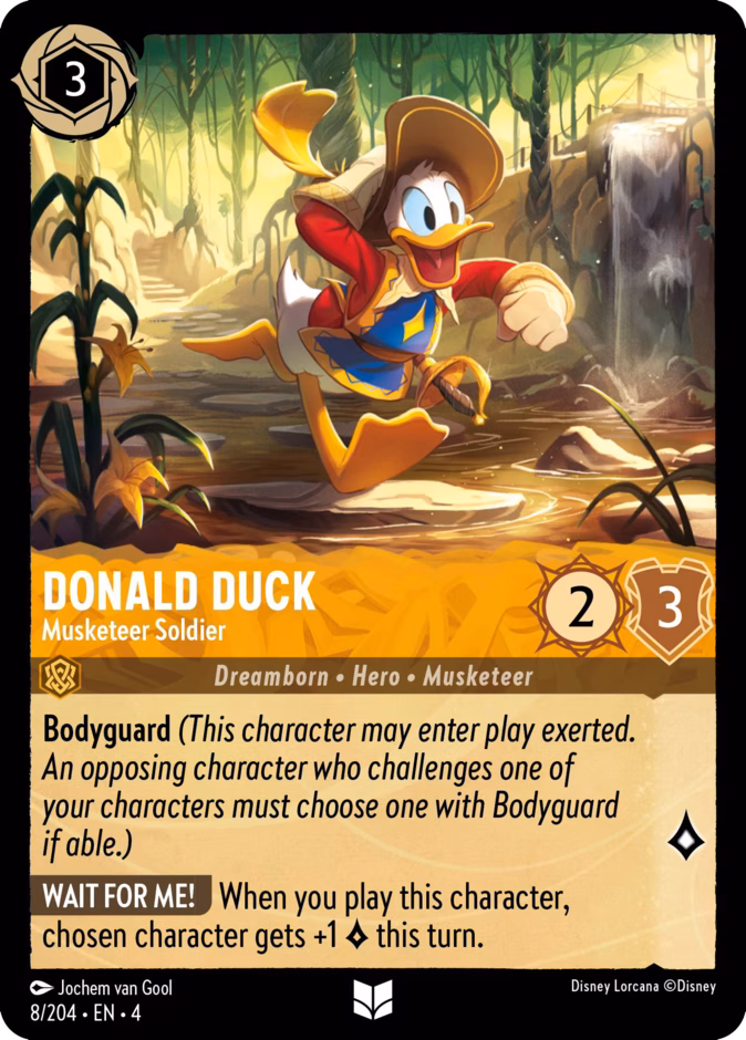 Carta Donald Duck · Musketeer Soldier