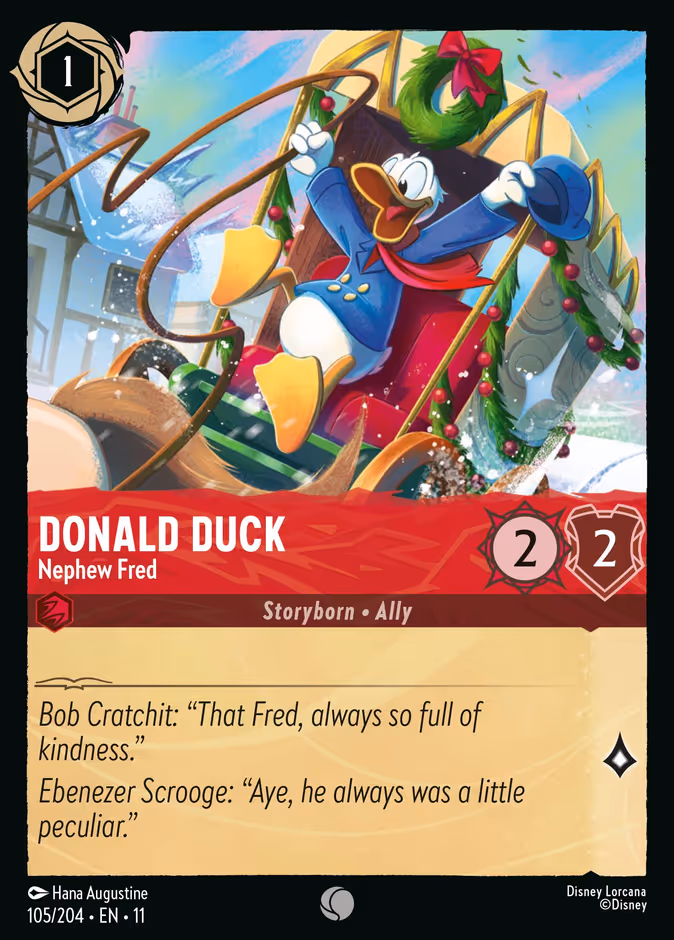 Carta Donald Duck · Nephew Fred