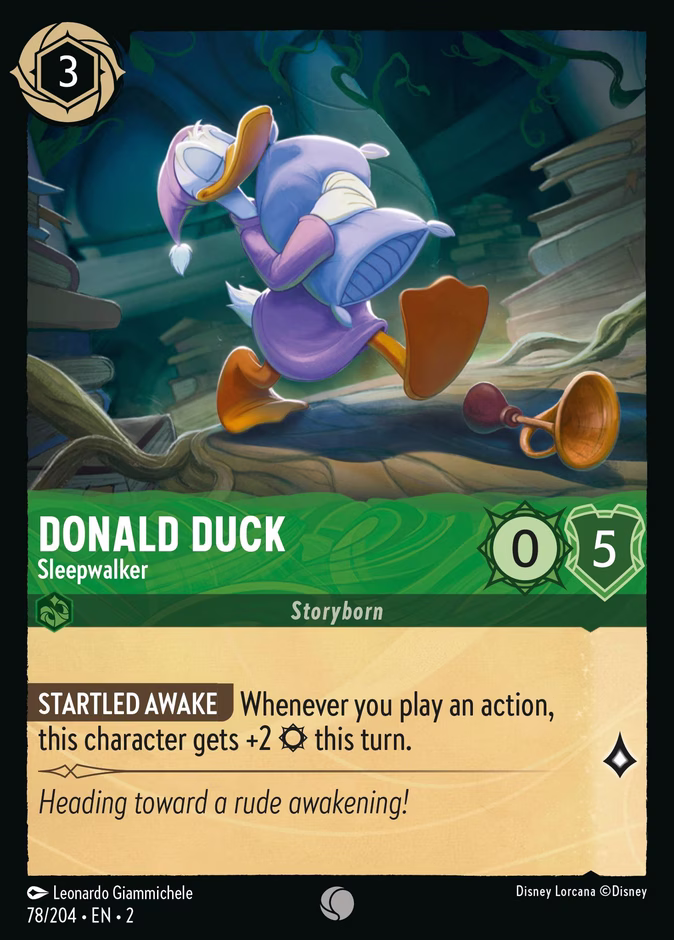 Carta Donald Duck · Sleepwalker