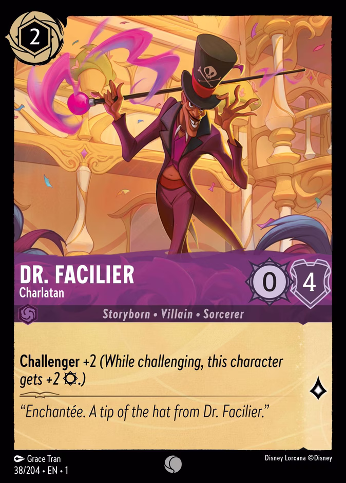 Carta Dr. Facilier · Charlatan