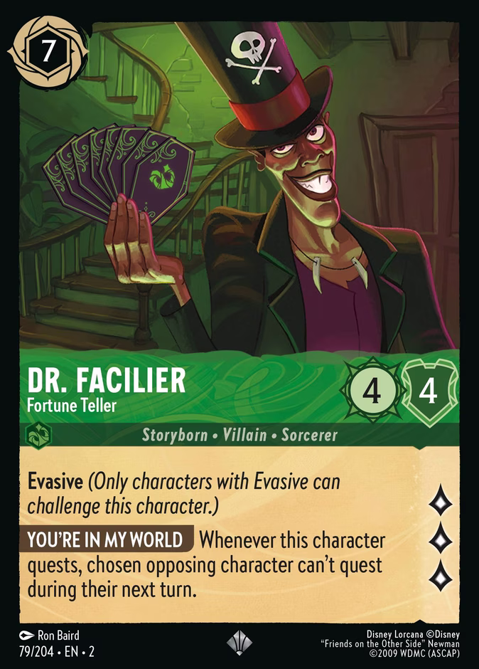 Carta Dr. Facilier · Fortune Teller