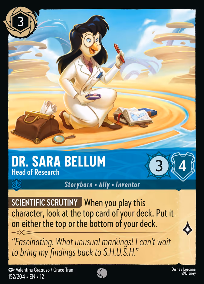 Carta Dr. Sara Bellum · Head of Research