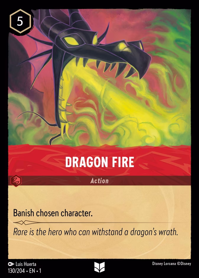 Carta Dragon Fire · 