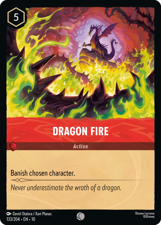 Carta Dragon Fire · 