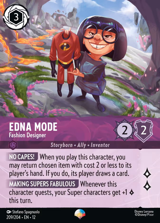 Carta Edna Mode · Fashion Designer